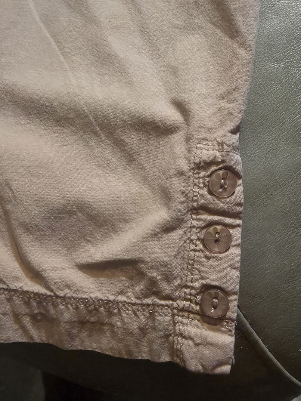 Gloria Vanderbilt Tan Drawstring Cargo Capris - Picture 6 of 9